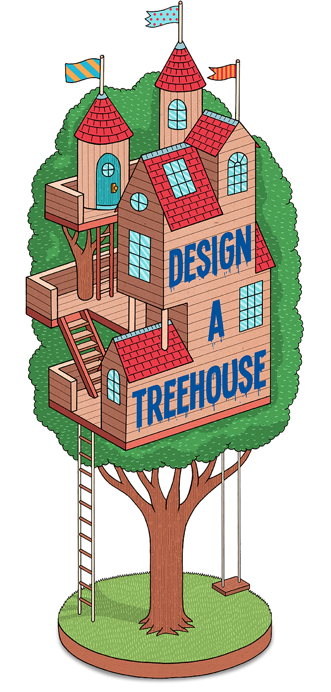 Creative Decor For Kids | The Ultimate Tree House | Artist Mark Ludy -  Personal-Prints