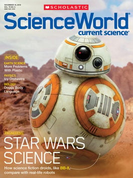 Scholastic Science World magazine cover