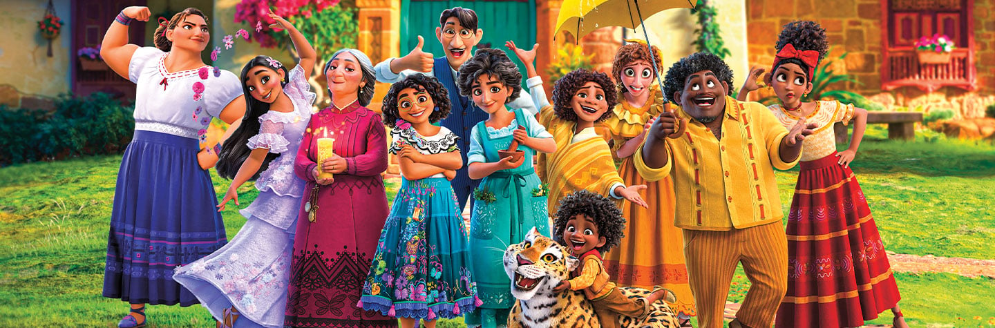 Image of the entire family from the movie, &apos;Encanto&apos;