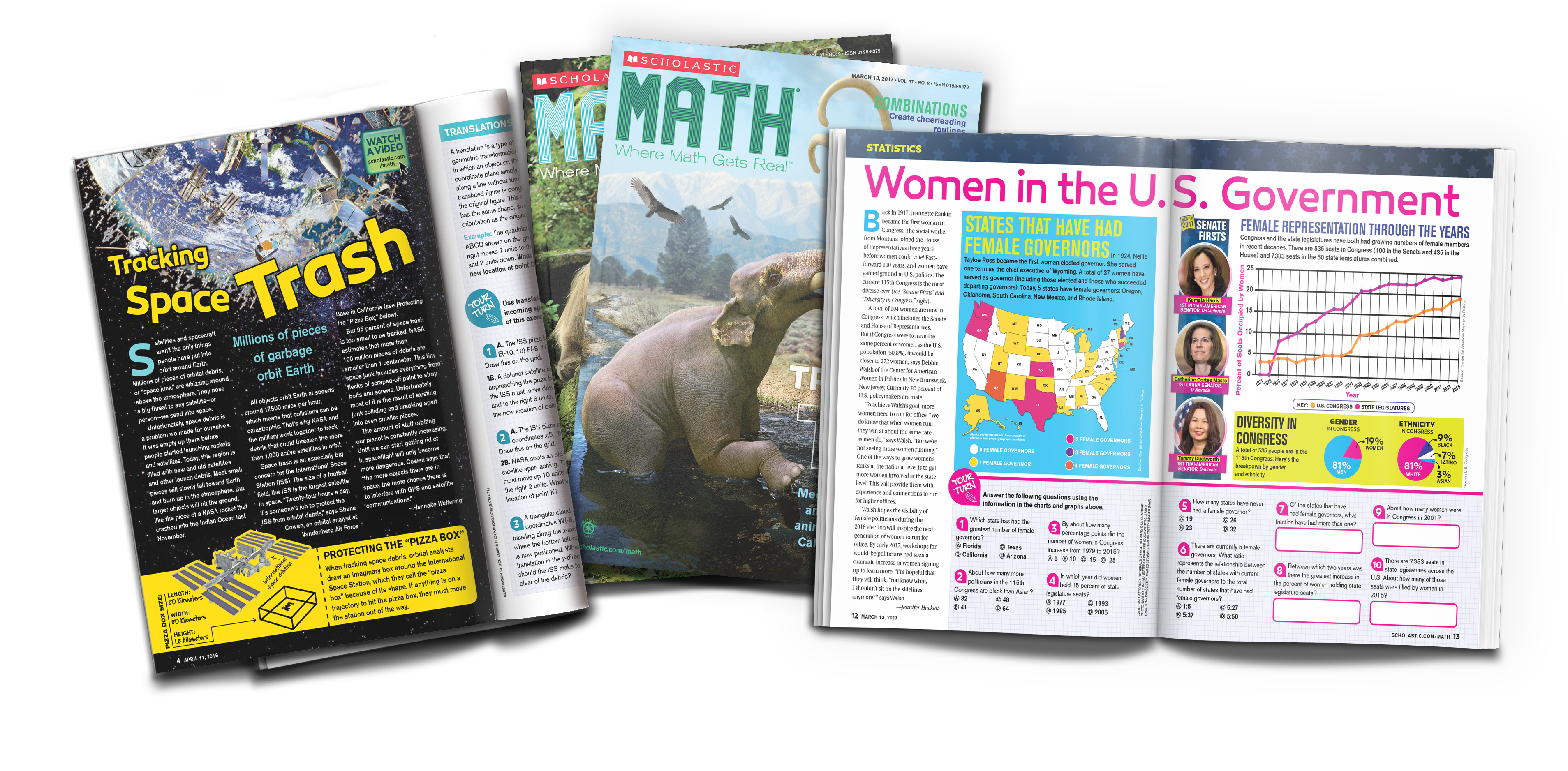 Scholastic Math magazine issues